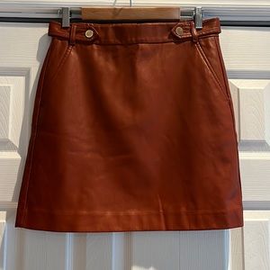 LOFT Leather Skirt